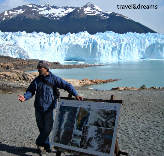 Lliçons de Geologia al Perito Moreno. Argentina / Lessons of geology in Perito Moreno Glacier. argentina