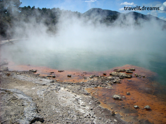 Vapor sobre la Champagne Pool